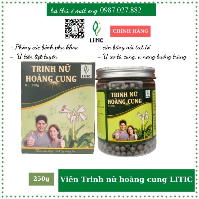 Trinh nữ hoàng cung phòng u xơ tử cung, u nang buồng trứng, tiền liệt tuyến LITICTNHC250