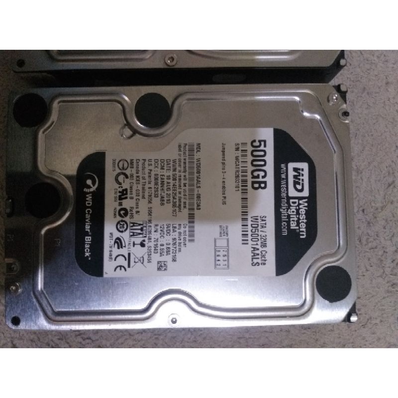 Ổ cứng HDD đen 500Gb WD