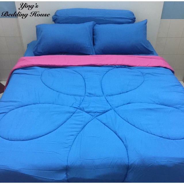 Bộ Chăn Drap - Chester Cotton Feel Solid Colour Comforter Set