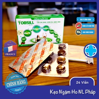 Tobsill Kẹo Ngậm Ho Thảo Dược Hộp vị bạc hà