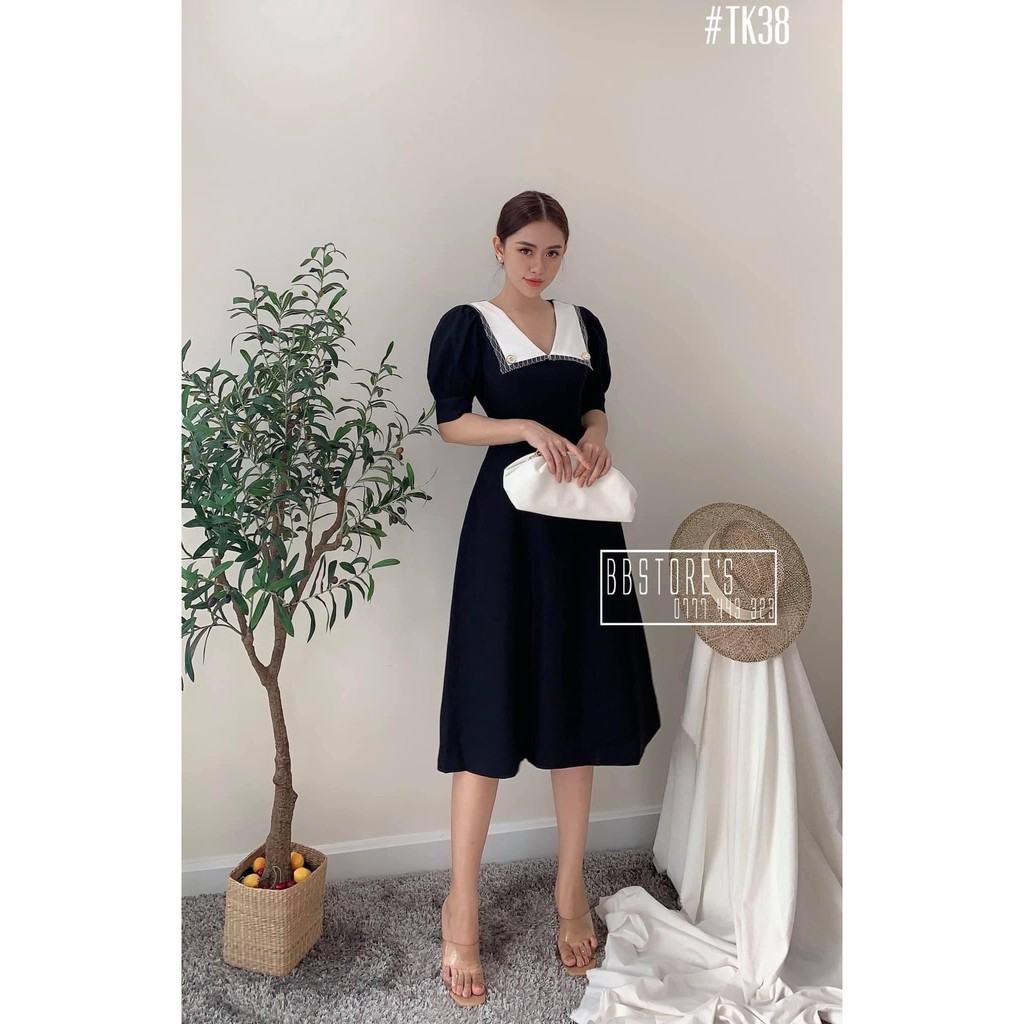 [Mã SKAMA06 giảm 8% tối đa 50K đơn 250K] [BBSTORE'S] Đầm Lionel Black - TK38 | BigBuy360 - bigbuy360.vn