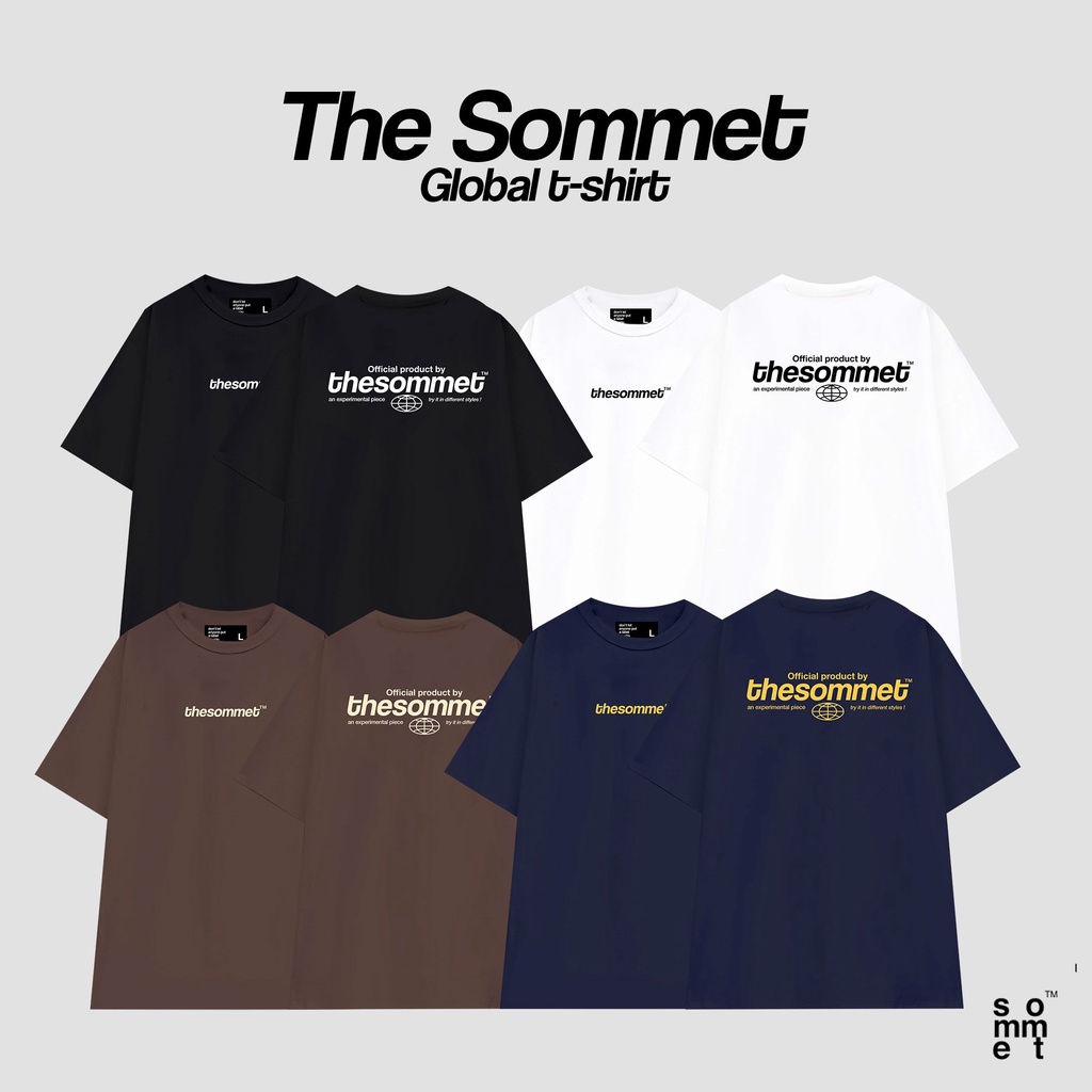 {The Sommet} Áo phông cộc tay Global Tee