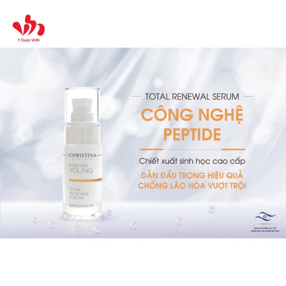 Serum chống lão hóa Forever Young Total Renewal Christina giúp phục hồi nếp nhăn - da căng bóng 30ml/Lọ - Chính hãng