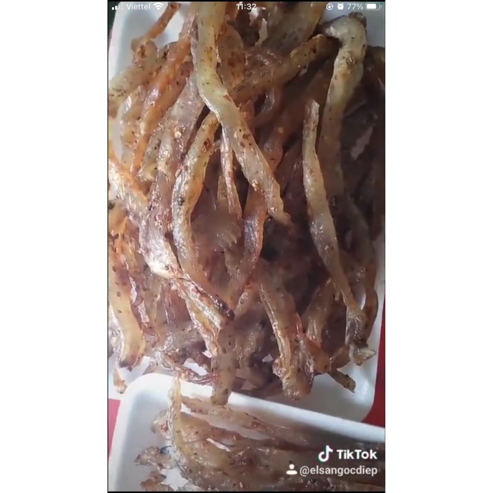 Combo 2kg (4khay 500g) KHÔ CÁ LÓC SỢI ( PHI LÊ LÓC XƯƠNG RỒI ) Đã tẩm ướp vừa ăn