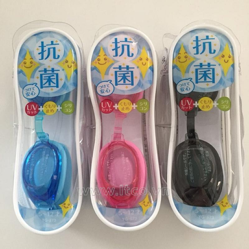 KÍNH BƠI TRẺ EM GOOGLE NỘI ĐỊA NHẬT CAO CẤP kháng khuẩn, chống mờ, chống tia UV (Màu xanh + màu đen)