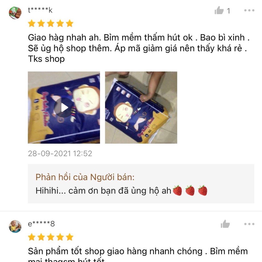 1 bịch Mini/Đại STEPBABY  Tặng QUÀ  Tã/Bỉm Quần/Dán Step baby  Size L quần - Babycute,Sumikko,Takizumi,bỉm khỉ,tã voi