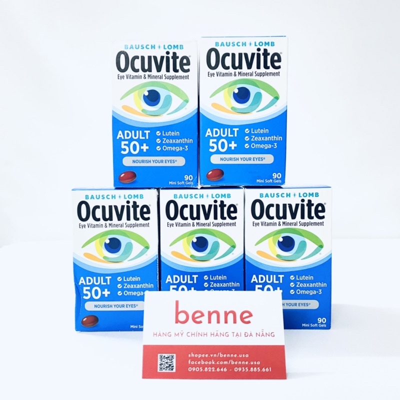Viên uống bổ mắt Ocuvite 50+ của Mỹ