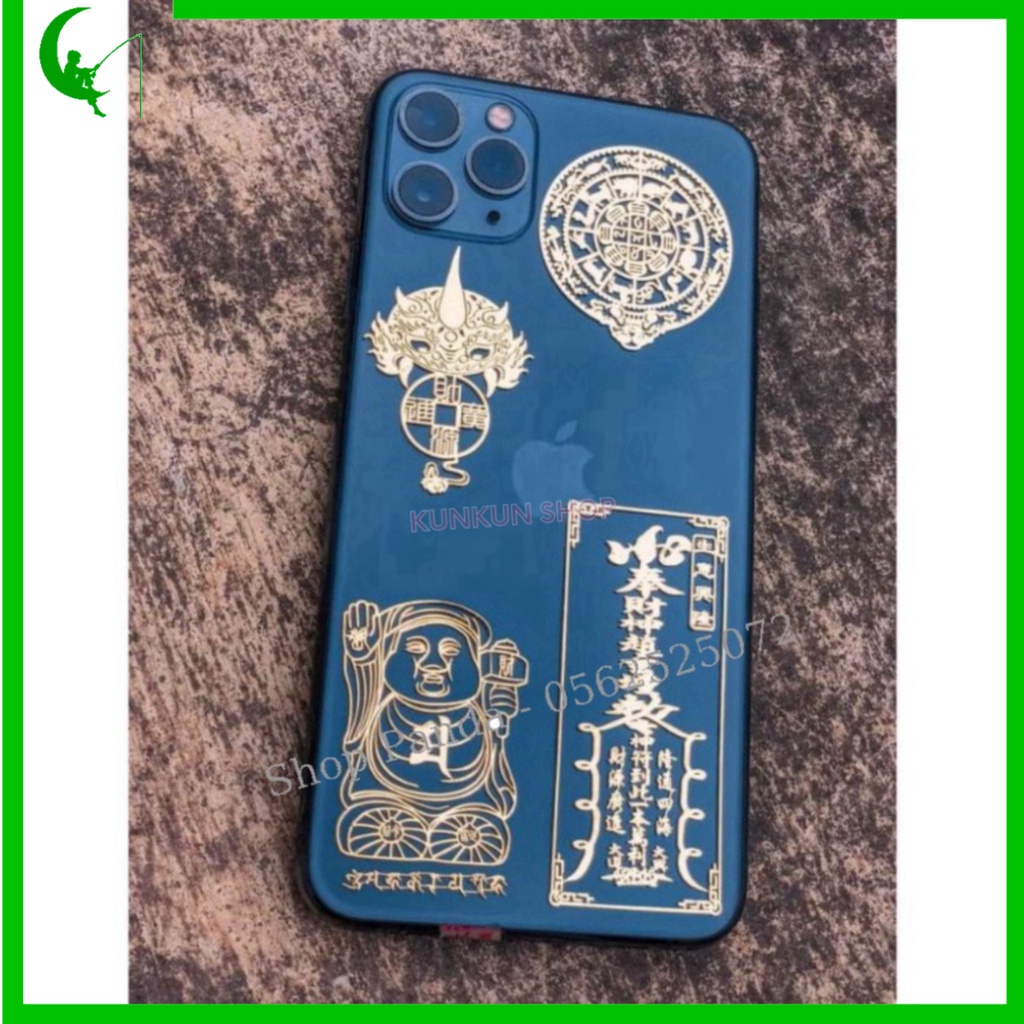 Linh Phù dán Điện thoại, Miếng dán Linh Phù mang tới Tài Lộc - May Mắn - Sức Khỏe - Phong Thủy dành cho điện thoại