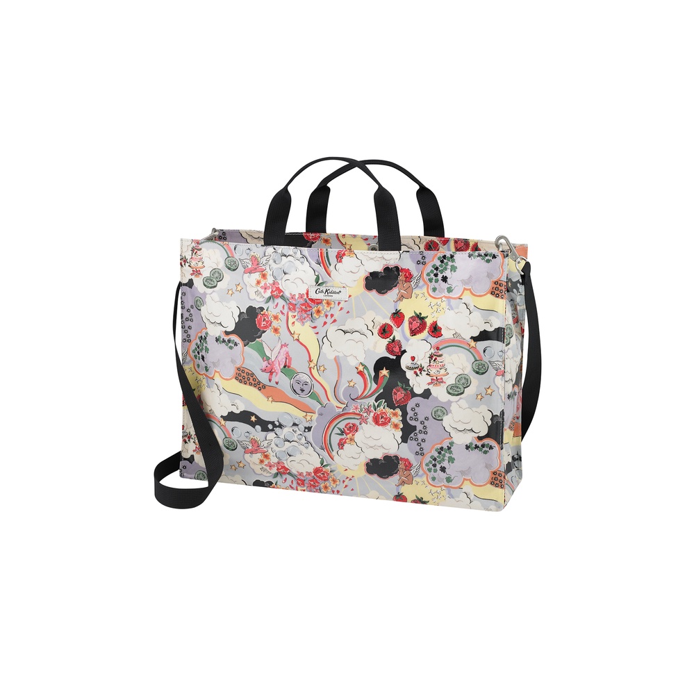 Cath Kidston - Túi đeo chéo/Strappy Carryall - Self Care - Blue/Grey -1041835