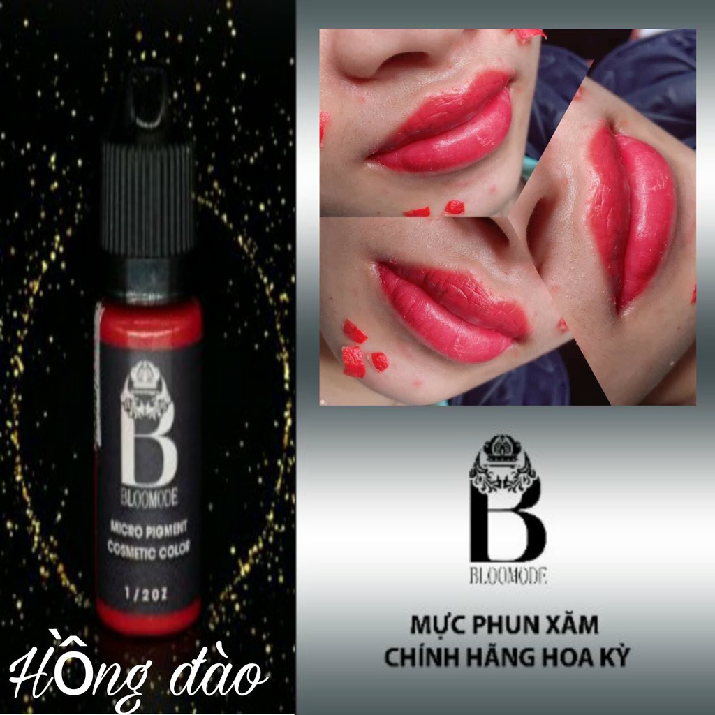 Mực Xăm Siêu Bám Bloomode Hồng Đào