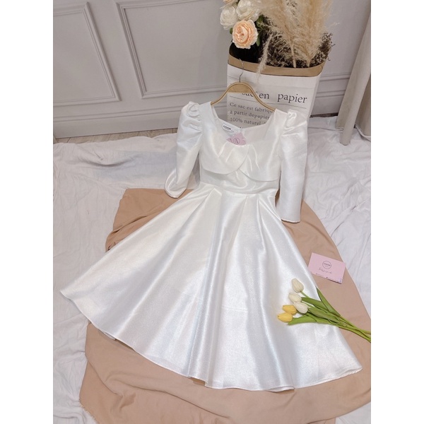 Dress Clanis lỡ - By GOON Váy Tafta cao cấp