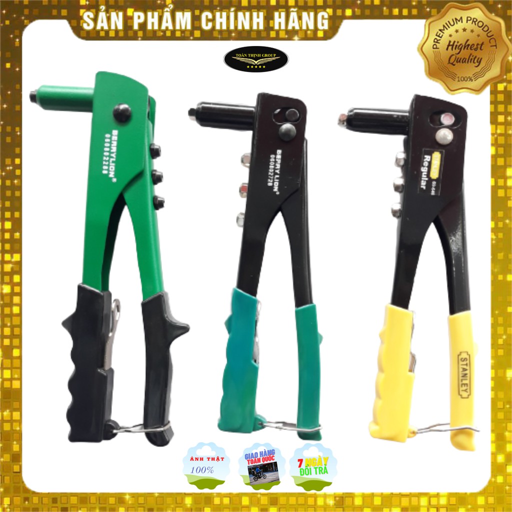 Kìm Bấm Rive - Kềm Rút Đinh Tán 288 - 728 BERRYLION Chính Hãng Chất Lượng Cao Và Kìm Rút Rive Hiệu STANLEY
