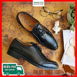 [ CÁ TÍNH - SIÊU BỀN ] - GIÀY TÂY NAM BUỘC DÂY OF04