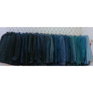 SƠ MI NHUNG TĂM 2HAND (Nhắn shop gửi thêm mẫu)