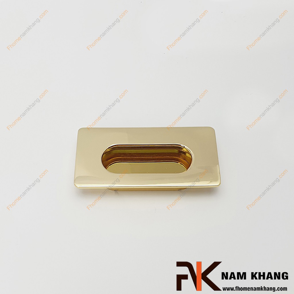 Tay nắm âm tủ màu vàng NK356-V
