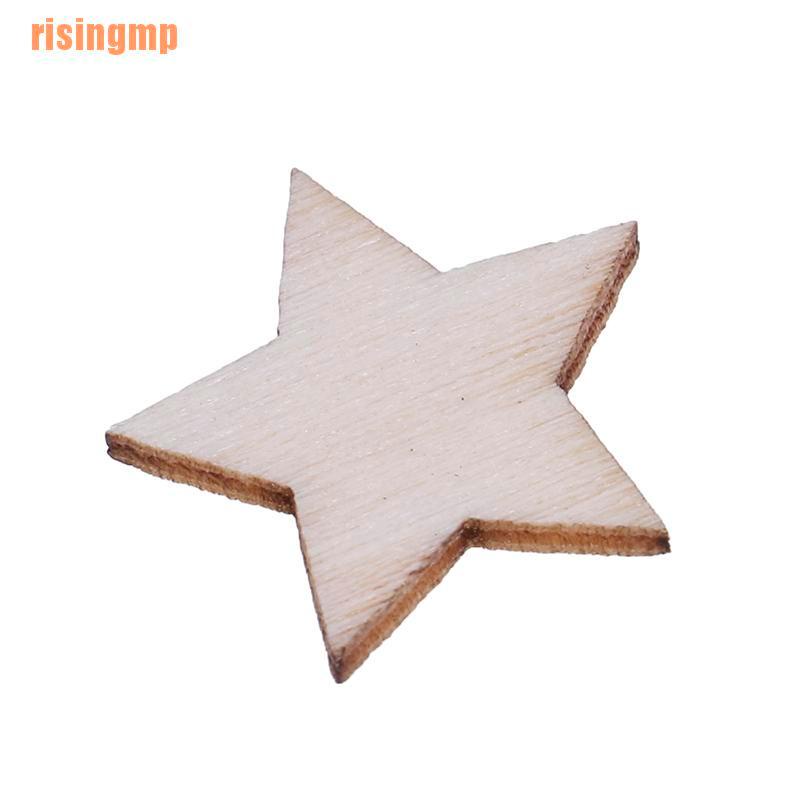 Bộ 100 Ngôi Sao Gỗ Dùng Trang Trí Tiệc Cưới