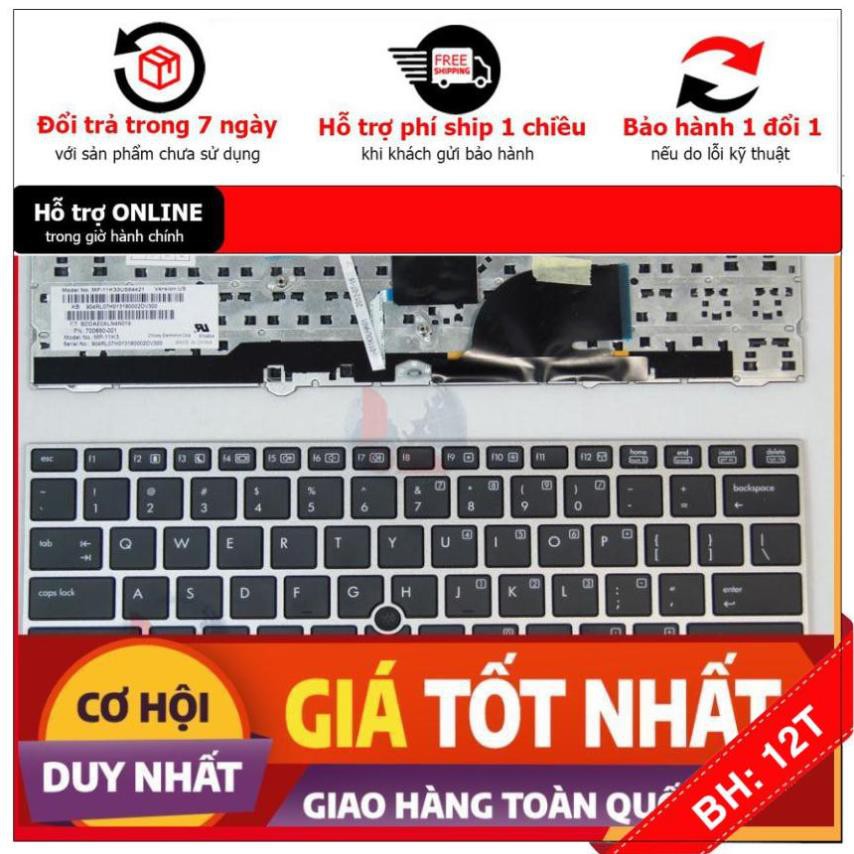 [BH12TH] 🎁 Bàn phím Laptop HP 2170P 🎁Keyboard HP Elitebook 2170p 🎁