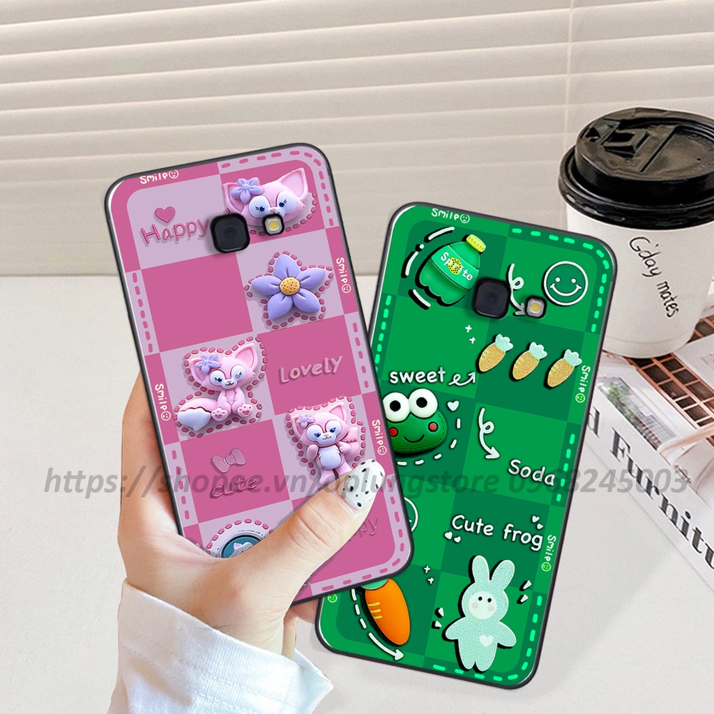 Ốp lưng Samsung A3-A5-A7 2016 / C9 / C9 Pro / A9 in hình 3D gấu cute cool ngầu giả nổi.
