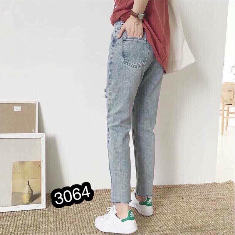 QUẦN JEAN NỮ DÁNG BAGGY THỜI TRANG HÀN QUỐC SIÊU BỀN ĐẸP.