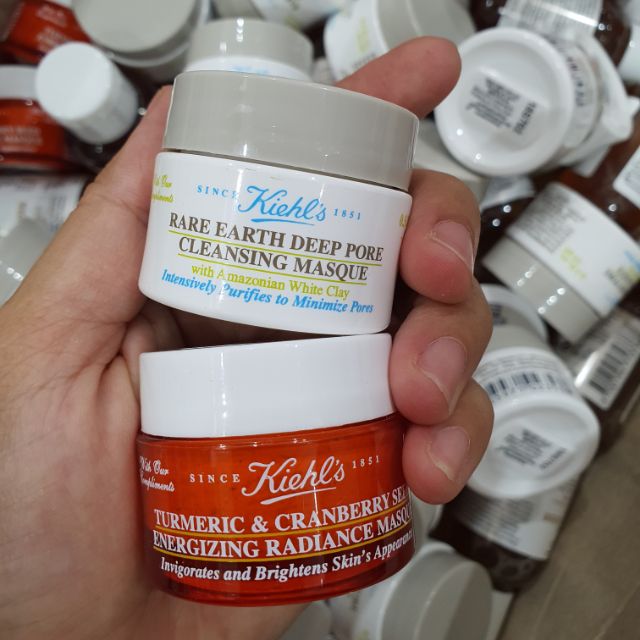 Mặt nạ nghệ, mask đất sét, bơ, cúc Kiehl's 14ml