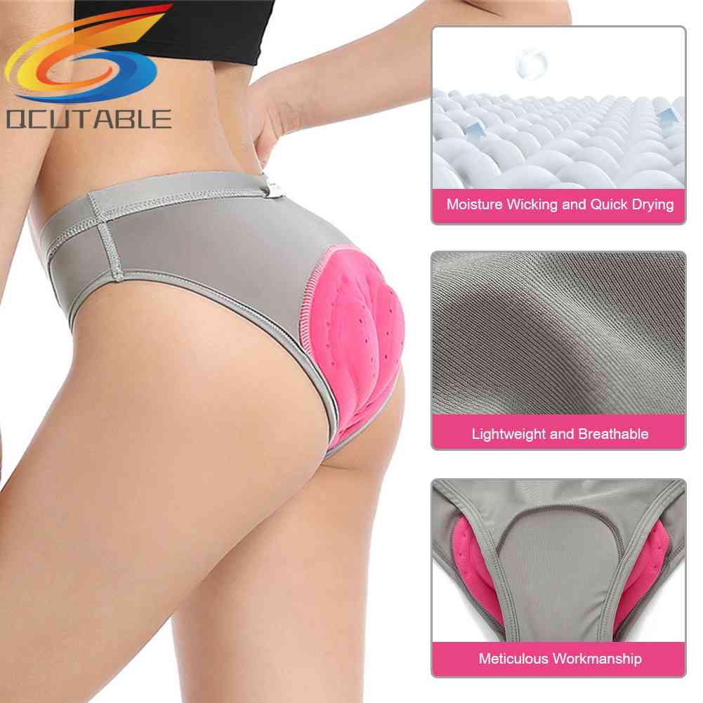 Quần Lót Có Mút Đệm Gel 3D Dành Cho Nữ Chạy Xe Đạp Thể Thao