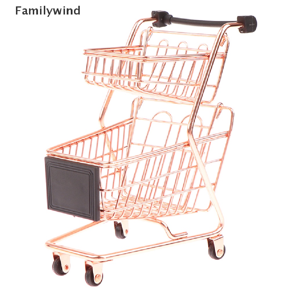 Mô Hình Xe Đẩy Siêu Thị Mini Dễ Thương 1 / 6