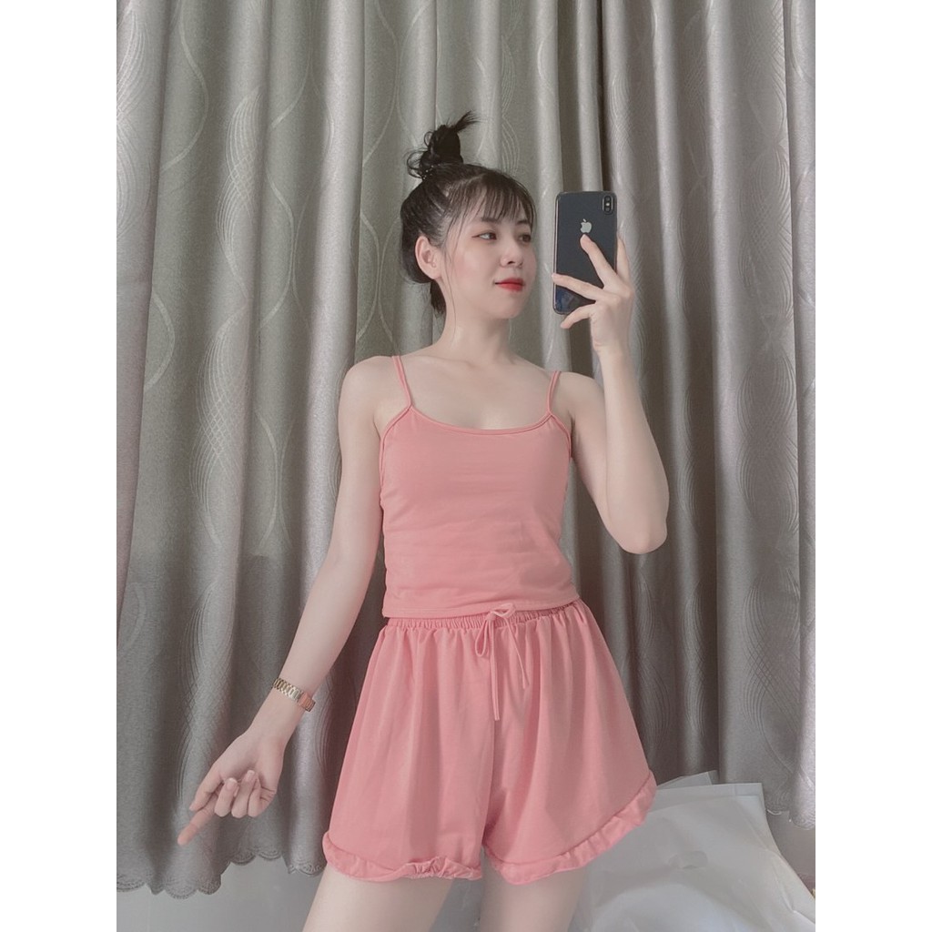 Đồ ngủ sexy 💋Freeship💋 Đồ ngủ 2S sexy siêu mát Freesize dưới 60kg - Ní Shop