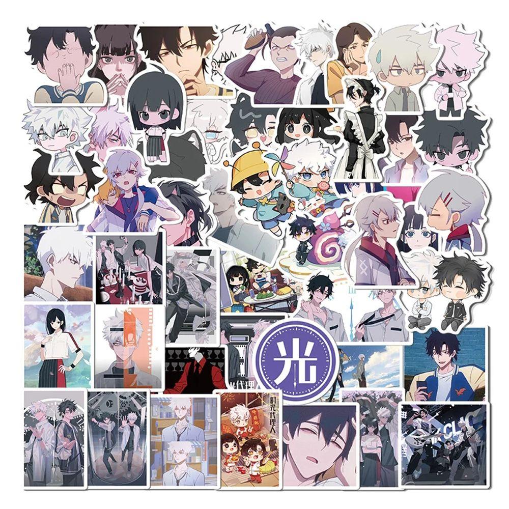 Nhãn Dán Trang Trí Va Li / Điện Thoại Họa Tiết Hoạt Hình Graffiti Dùng Làm Quà Tặng Cho Bé