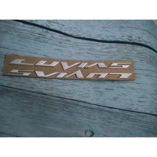Bộ tem decal chữ nổi luvias