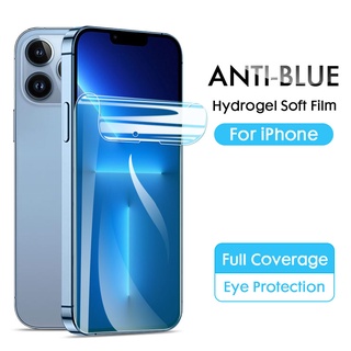 Miếng dán PPF bảo vệ toàn màn hình chống ánh sáng xanh cho iPhone 14 13 12 11 Pro Max 13 Mini X XS XR 6 6S 7 8 Plus
