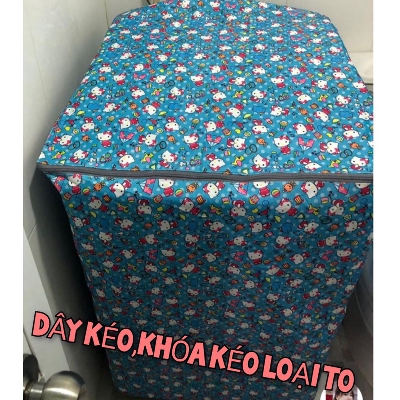 Áo bọc máy giặt cửa trên Quang Nghĩa bằng vải dù loại 7-10kg