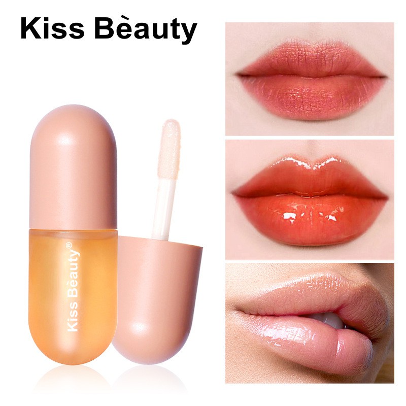 Son Bóng Dưỡng Môi Không Màu Kiss Beauty Plump Lip Maximizer | Thế Giới Skin Care