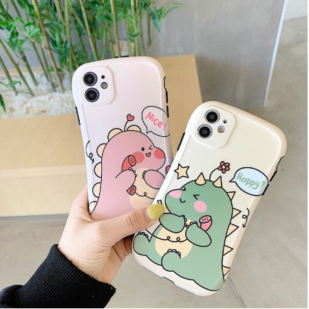 Ốp iphone - Ốp lưng imd cong Khủng long gọi điện 6plus/6splus/7/8/7plus/8plus/x/xs/xsmax/11/11promax - Jerry Case T4-5