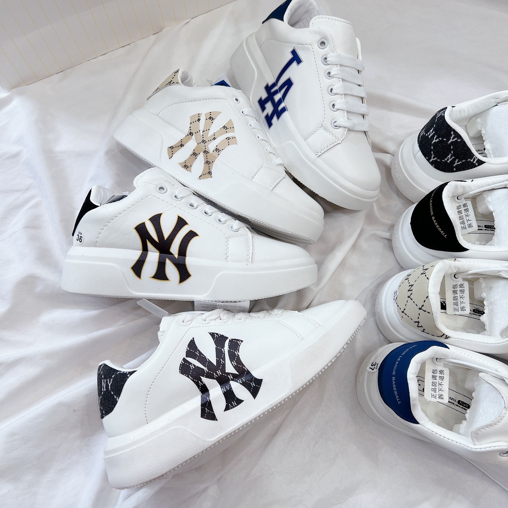 Giày Thể Thao Nữ Nam Ngô Thắng MIB Kết Hợp MC Queen 2022 Đế Cao 6Cm Màu Trắng