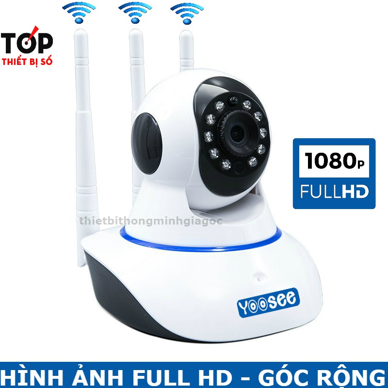 Camera IP yoosee có màu ban đêm/ Carecam Pro FULL HD 1080P góc rộng