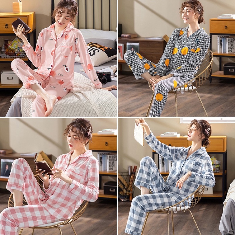 Đồ Bộ Pijama Chất Thô Hàn Mềm Mại Guu DN98 | BigBuy360 - bigbuy360.vn