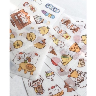 Sticker hình dán hoạ tiết dễ thương