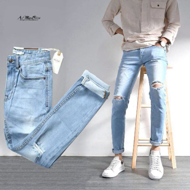 (Quần Jean Nam co giãn)-Routine-Nhiều màu-Hàng cao cấp XK Châu âu.