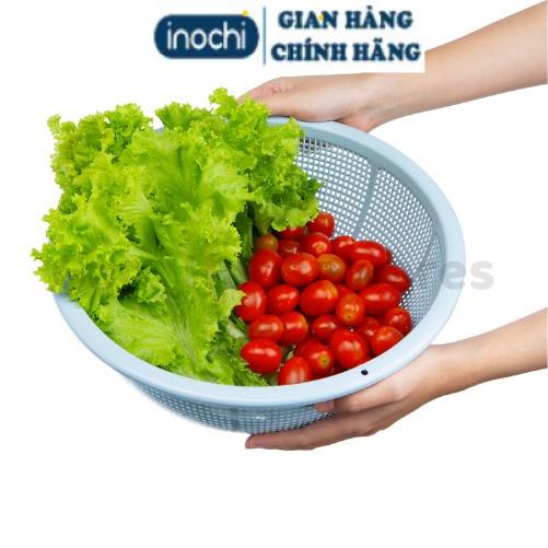 [FreeShip] Rổ nhựa tròn lớn 30cm cao cấp inochi, đa năng, tiện lợi - Giao màu ngẫu nhiên