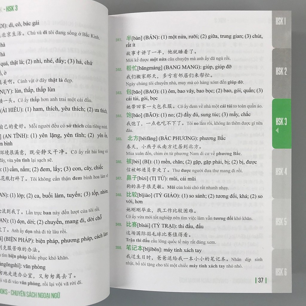 Sách - 5000 từ vựng tiếng Trung bỏ túi - Bí kip chinh phục từ vựng kỳ thi HSK 1-6