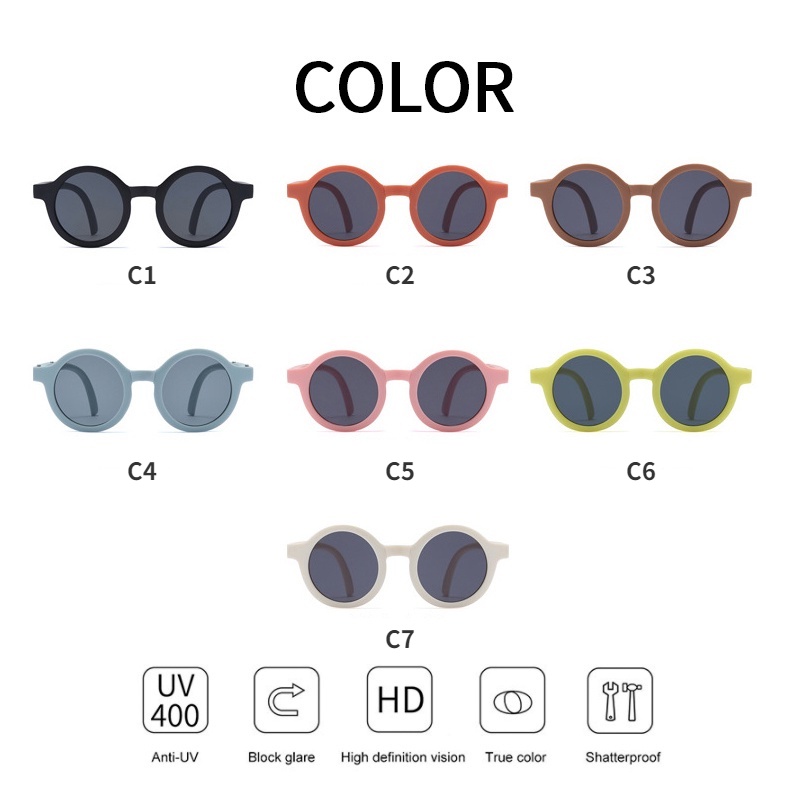 Kính Chống Nắng / Tia UV Có Thể Gấp Gọn Tiện Dụng Cho Bé Gái