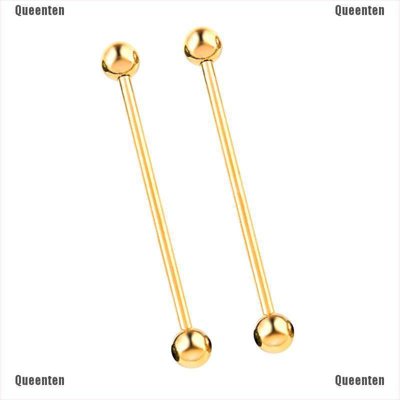 ★Queen★Surgical Steel Industrial Bar Scaffold Ear Barbell Ring Women Piercing Jewelry