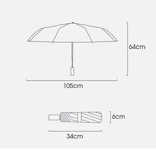 Ô gấp mở tự động 2 chiều