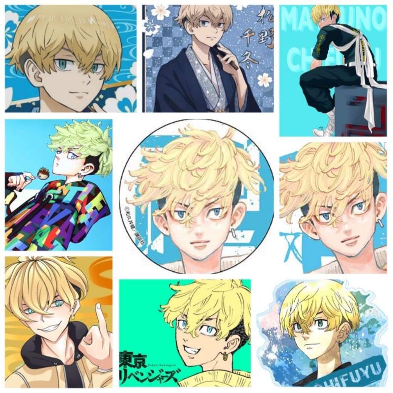 10-50 hình dán Stickers Chifuyu Matsuno-Tokyo Revengers Decal