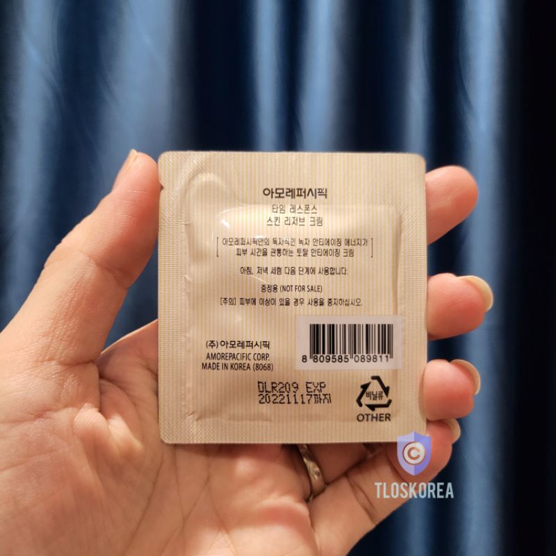 [ 2025] Kem Mắt Amore Pacific Time Response Eye Reserve Cream Gói 1Ml