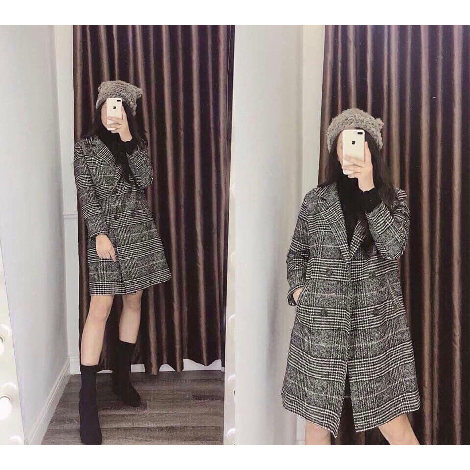 Áo khoác măng tô dáng dài phong cách | BigBuy360 - bigbuy360.vn