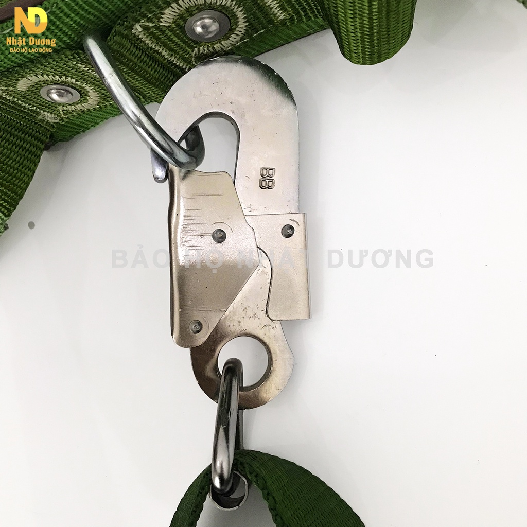 Dây bảo hộ lao động 1 móc thép không gỉ D01, Dây đai an toàn điện lực có kiểm định Nhật Dương