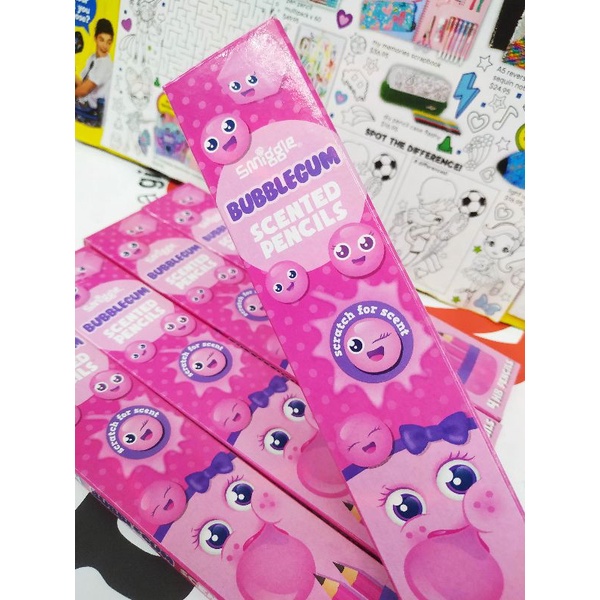 Hộp chì Smiggle 4 cây có mùi thơm - scented smiggle