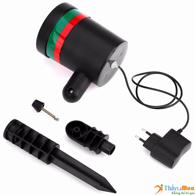 Đèn trang trí chiếu sao ngoài trời laser star shower trang trí lể hội ngày tết