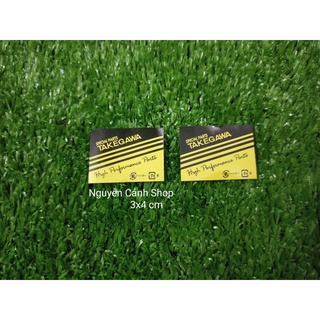 2 Tem decal takegawa 3x4cm dán xe máy